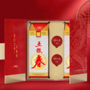 88vip：五粮液五粮春50度500mL*2瓶龙年婚庆年货礼盒白酒（礼袋盒内）