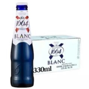 1664凯旋 俄罗斯大瓶1664白啤330ml*24瓶装俄罗斯果味精酿啤酒整箱