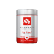 ILLY意利意大利原装进口意式黑咖啡 中烘咖啡粉250g/罐 新鲜日期
