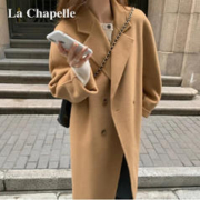 La Chapelle 羊毛大衣双面呢女中长款秋冬季