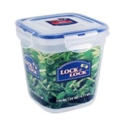 LOCK&LOCK 正方形微波炉饭盒塑料餐盒密封便当冰箱收纳盒保鲜盒