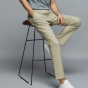 YANXUAN 网易严选 男士休闲长裤 3551305 商务款 灰绿 32
