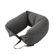 金橡树 泰国进口天然乳胶U型枕 旅行飞机 汽车头枕 午睡护颈枕头靠枕头 高级灰