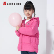 ABCKIDS 童装儿童棉服秋冬季棉衣上衣外套冬装男女童棉袄连帽