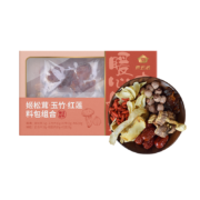 plus会员:京五谷姬松茸玉竹红莲汤料包90g+凑单品