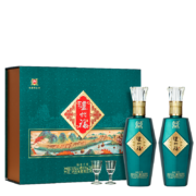 泸州老窖 福香千里翡翠绿 52度浓香型白酒 500ml*2瓶