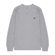 京东百亿补贴：汤米希尔费格（Tommy Hilfiger）新款休闲百搭男士长袖T恤卫衣 灰色09T3585 L