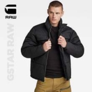 G-STAR RAW Foundation 2023秋新品 男士防水立领短款夹克棉服 D22886