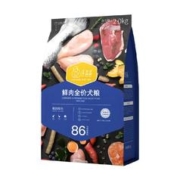 汪爸爸 鲜肉无谷狗粮精选鲜肉4斤装泰迪柯基金毛通用幼成犬冻干粮