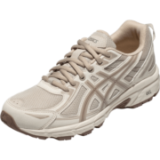 亚瑟士ASICS女鞋越野跑鞋运动鞋减震跑步鞋  GEL-VENTURE 6 【YS】 米灰色/白色 35.5