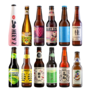 高大师（Master Gao）臻选国产精酿啤酒组合 赤耳/跳东湖/蜂狂/香格里拉 IPA/桂花/小麦 12款国产精酿组合