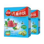 PLUS会员：三全 儿童水饺 猪肉嫩青菜 300g*2盒 共84只*2件