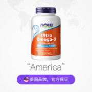 NOW 诺奥 omega-3 深海鱼油软胶囊 90粒 2瓶装