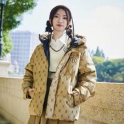 BOSIDENG 波司登 23冬季新款情侣宽松廓形短款连帽男女同款羽绒服