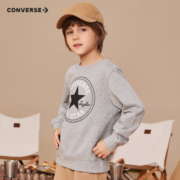 CONVERSE 匡威 儿童卫衣保暖加绒款  岩岭灰