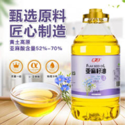 象话 一级冷榨亚麻籽油 5L