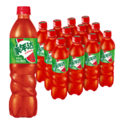 Plus会员:百事可乐 美年达可乐 Mirinda 冰镇西瓜味  碳酸饮料 500ml*12瓶 整箱*2件