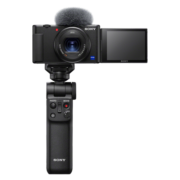 索尼（SONY）ZV-1 Vlog数码相机 黑色 手柄电池套装（ZV1）小巧精致/美肤拍照/强悍对焦/大变焦/入门