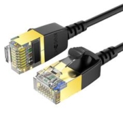 需首购、Plus会员:秋叶原 CAT6A类 8芯双绞线 黑色/灰色 0.5米