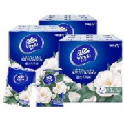 20点、限10000件、聚划算百亿补贴：维达 山茶花香印花手帕纸 4层*7张*18包