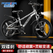 FOREVER 永久 儿童自行车小孩单车 月光银变速一体轮运动版 22寸