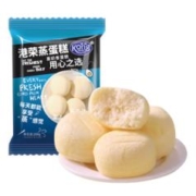 plus会员+首购:港荣蒸蛋糕 奶香200g 面包早餐食品