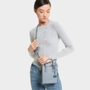 迈克.科尔斯（MICHAEL KORS）MK女包 Mercer系列迷你琴谱包 蓝色35H1SM9C0L PALE BLUE