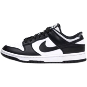 聚划算百亿补贴：Nike 耐克 Dunk Low 'Black' 黑白熊猫耐磨低帮板鞋 CW1590-100