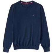 TOMMY HILFIGER 汤米毛衣男美国圆领针织毛衣棉针织衫罗