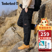 Timberland 休闲裤男裤 秋冬户外运动工装裤休闲宽松锥形直筒裤 黑色 直筒/A27G3001 M/175