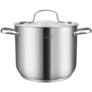 Momscook不锈钢汤锅304不锈钢深汤锅深烧锅 德国工艺 内径22cm 通用