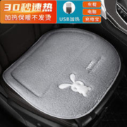 ZIFEELING 紫风铃 汽车加热坐垫冬季座椅加热垫车载电加热毯后排双人单座毛绒座垫 【
