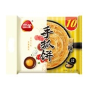 PLUS会员：三全 原味手抓饼900g 10片装*6件