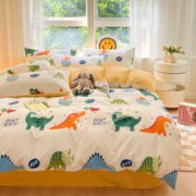 京东PLUS：AIDLI 100%纯棉加厚印花四件套 200*230cm