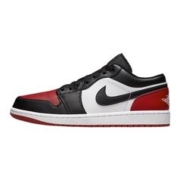 NIKE 耐克 Jordan AJ1黑红脚趾 男子低帮板鞋缓震运动篮球鞋553558-161