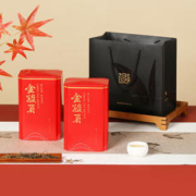 去寻 茶叶 特级金骏眉红茶花果蜜香型礼盒罐装500g礼品礼物