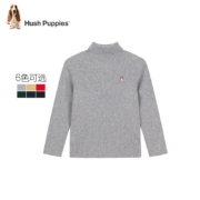 Hush Puppies 暇步士 纯色半高领打底衫 花灰 150cm