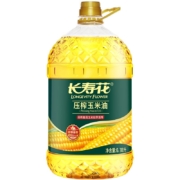 需抢券、京东百亿补贴: 长寿花 压榨玉米油 6.18L 食用油 富含植物甾醇*4件