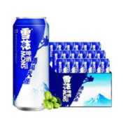 SNOWBEER 雪花 啤酒（Snowbeer） 勇闯天涯 500ml*24听 大规格实惠装 年货送礼