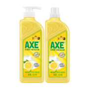 AXE 斧头 牌洗洁精2瓶家用厨房家庭装去油护肤大桶洗碗不伤手实惠装