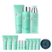 PLUS会员：BIOTHERM 碧欧泉 男士水动力全明星三件套(洗面奶125ml+爽肤水200ml+保湿乳75ml) 赠洁面膏 40ml*4+爽肤水40ml*4+保湿乳20ml*4+化妆包+会员加赠爽