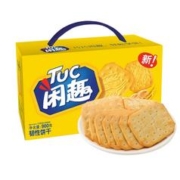 Tuc 闲趣 空气薄脆900g自然清咸原味海苔饼干早餐休闲食品达能囤货团购