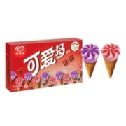 PLUS会员：可爱多 迷你可爱多冰淇淋 蓝莓草莓口味20g*10支*4件