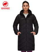 Mammut 猛犸象 Fedoz 女士750蓬白鸭绒​防风防泼水连帽长款派克羽绒服 1013-02090