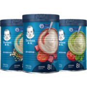 Gerber 嘉宝 营养谷物米粉250g*3罐+赠定制包