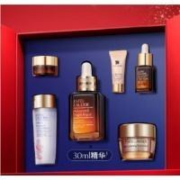学生优惠：ESTEE LAUDER 雅诗兰黛 小棕瓶精华 30ml 限定星愿礼盒（赠樱花水30ml+小棕瓶眼霜3ml+精华7ml+智妍胶原霜15ml+持妆粉底液5ml）