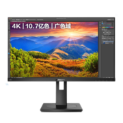 飞利浦 27英寸 4K IPS 10bit 100%sRGB广色域 TUV爱眼认证 升降旋转 电脑显示器 显示屏 278B1N
