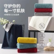 洁玉 纯棉毛巾吸水不掉毛超厚加大柔软全棉毛巾洗脸洗澡成人家用