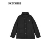 plus会员：Skechers 斯凯奇 男子梭织短款羽绒服