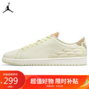 NIKE 耐克 篮球鞋男女AJ1AIR JORDAN 1秋冬运动鞋DQ5350-181米黄41